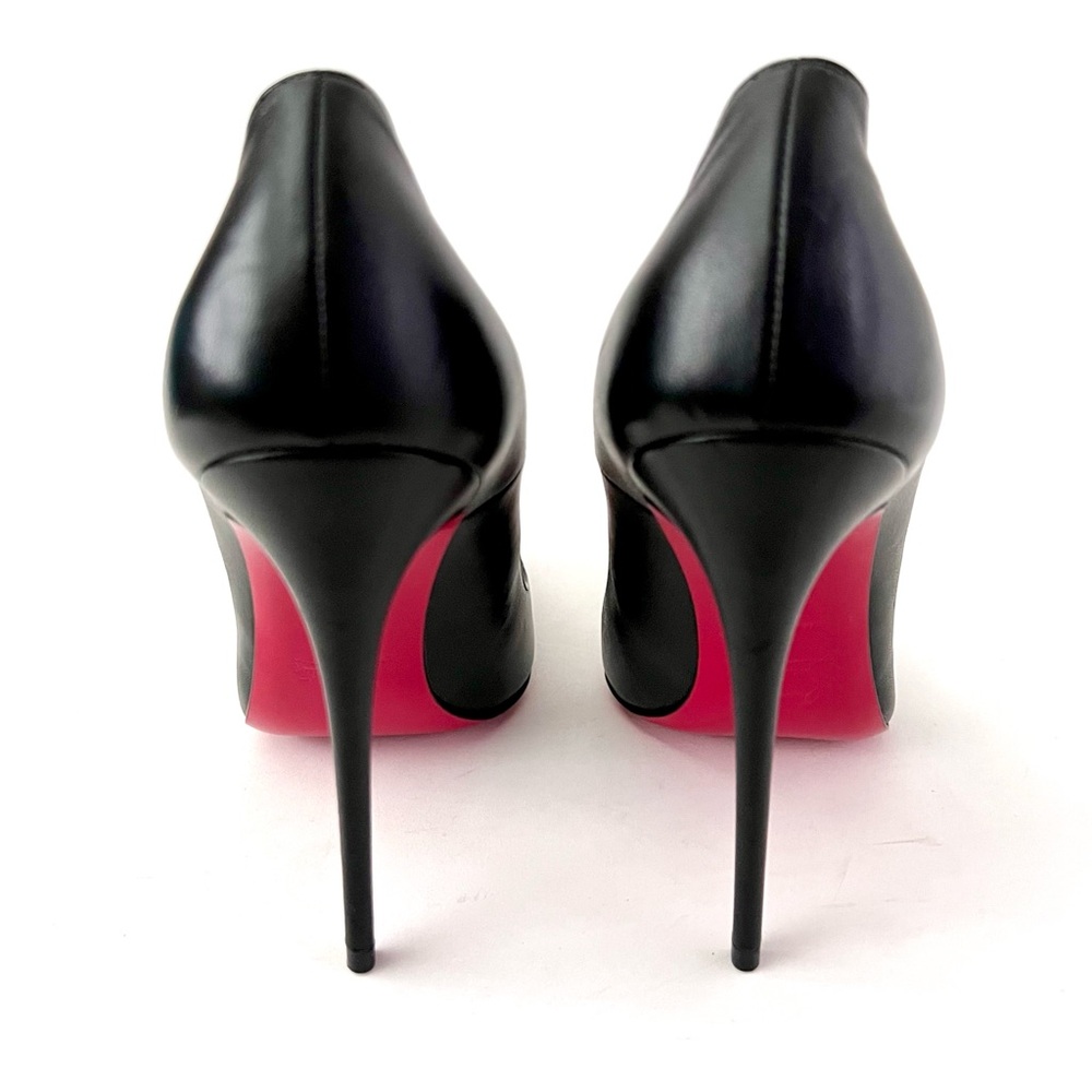 CHRISTIAN LOUBOUTIN | So Kate 120 Black Calf Leather Pumps Stilettos US 9.5 - Picture 11 of 16